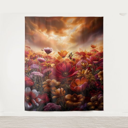 Beautiful Evening Wedding Backdrop Wandteppich (Vorderseite)