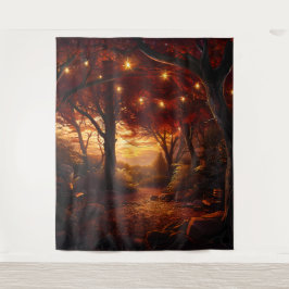 Beautiful Evening Wedding Backdrop Wandteppich