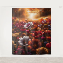 Beautiful Evening Wedding Backdrop Wandteppich