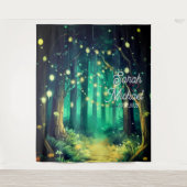 Beautiful Evening Wedding Backdrop Wandteppich (Vorderseite)