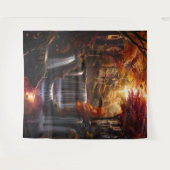 Beautiful Evening Wedding Backdrop Wandteppich (Vorderseite (Horizontal))