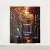 Beautiful Evening Wedding Backdrop Wandteppich (Vorderseite)