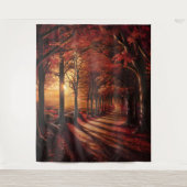 Beautiful Evening Wedding Backdrop Wandteppich (Vorderseite)