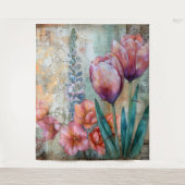 Beautiful Evening Wedding Backdrop Wandteppich (Vorderseite)