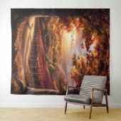 Beautiful Evening Wedding Backdrop Wandteppich (Beispiel (Horizontal))