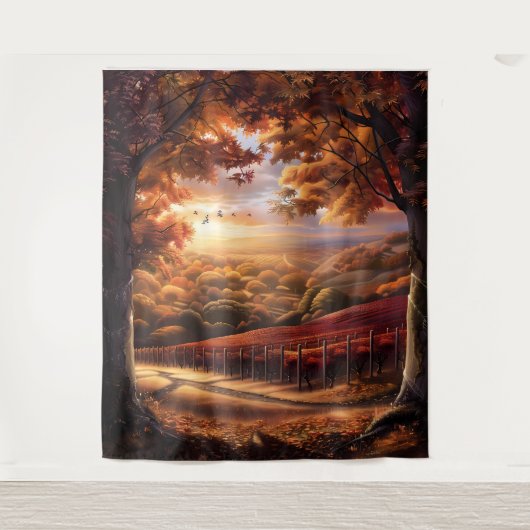 Beautiful Evening Wedding Backdrop Wandteppich (Vorderseite)