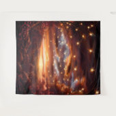 Beautiful Evening Wedding Backdrop Wandteppich (Vorderseite (Horizontal))