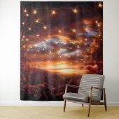 Beautiful Evening Wedding Backdrop Wandteppich (Beispiel)