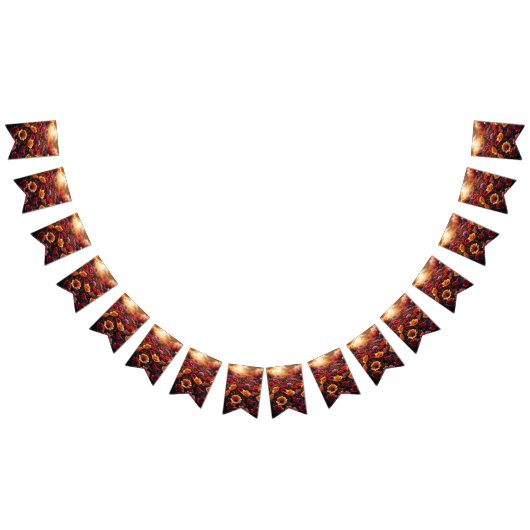 Beautiful Evening Wedding Backdrop Wimpelkette (Alle)