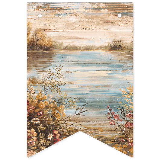 Beautiful Evening Wedding Backdrop Wimpelkette (Erste Fahne)