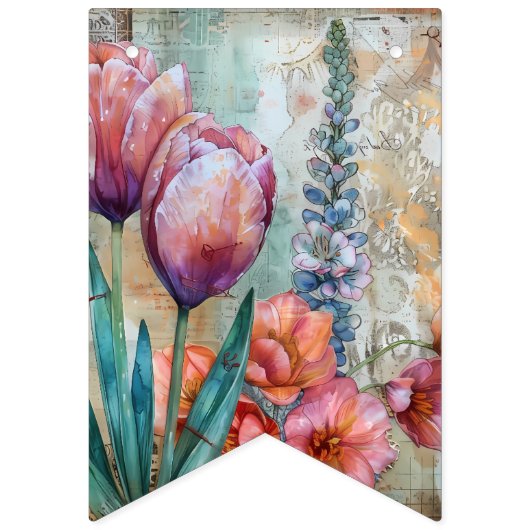 Beautiful Evening Wedding Backdrop Wimpelkette (Erste Fahne)