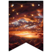 Beautiful Evening Wedding Backdrop Wimpelkette (Erste Fahne)