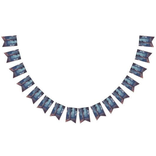 Beautiful Evening Wedding Backdrop Wimpelkette (Alle)