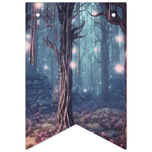 Beautiful Evening Wedding Backdrop Wimpelkette (Dritte Fahne)