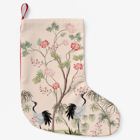 Beautiful exotic chinoiserie wallpaper. Hand Drawn Kleiner Weihnachtsstrumpf (Vorderseite)