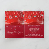 Beautiful Expressions Christmas Feiertagskarte (Innenseite)