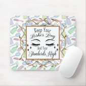 Beautiful Eyelashes Mouse Pad Mousepad (Mit Mouse)