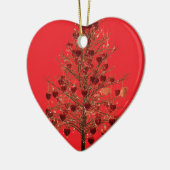 Beautiful Faded Flowers on a Valentines Day Tree C Keramik Ornament (Links)