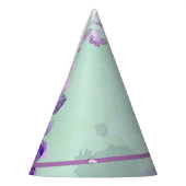 Beautiful Faiary Watercolor Lila Monogram Name Partyhütchen (Links)