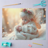 Beautiful Fairy and Baby Fantasy Art Tissue Paper Seidenpapier (Basteln)