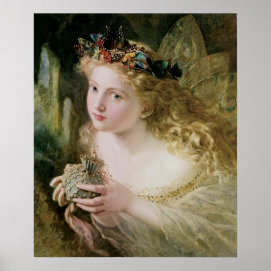 Beautiful Fairy Butterflies von Sophie Anderson Poster (Vorne)