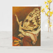 Beautiful Fairy Dancers Greetings Card Karte (Gelbe Blume)