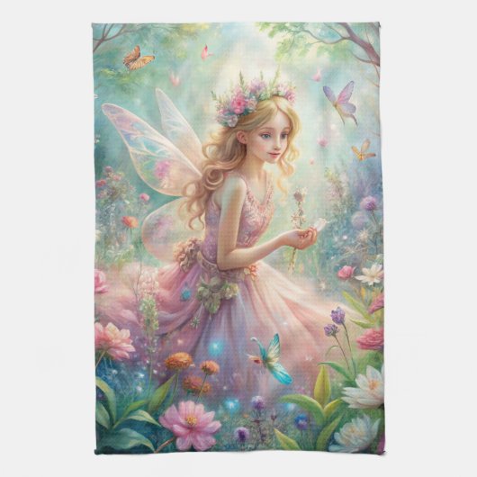 Beautiful Fairy Geschirrtuch (Vertikal)