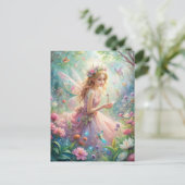 Beautiful Fairy Postkarte (Stehend Vorderseite)