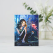 Beautiful Fairy Princess Postkarte (Stehend Vorderseite)