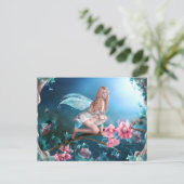 Beautiful Fairy Princess Postkarte (Stehend Vorderseite)