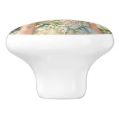 Beautiful Fairy with Flowers | Fairytale Keramikknauf (Seitenansicht)