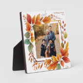 Beautiful Fall Foliage Foto Erntedank Fotoplatte (Vorderseite)