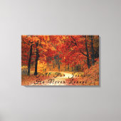 Beautiful Fall Road Canvas Print Leinwanddruck (Vorderseite)