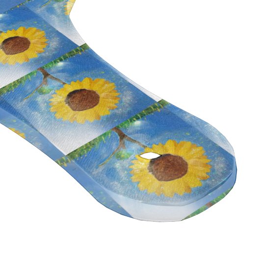 Beautiful Fall Sunflower Glistens Schneidebrett (Ecke)