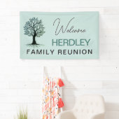 Beautiful Family tree Family Reunion Banner (Insitu)