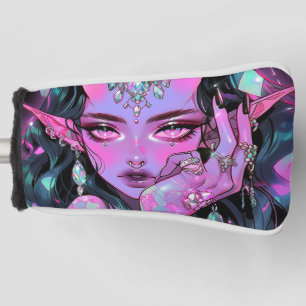 Beautiful Fantasy Demon Elf Anime Girl Golf Headcover