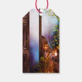 Beautiful Fantasy Elf Frohe Weihnachtsgeschenk Tag Geschenkanhänger (Rückseite)