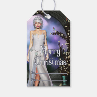 Beautiful Fantasy Elf Frohe Weihnachtsgeschenk Tag Geschenkanhänger