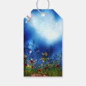 Beautiful Fantasy Elf Frohe Weihnachtsgeschenk Tag Geschenkanhänger (Rückseite)