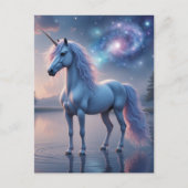 Beautiful Fantasy Unicorn Postkarte (Vorderseite)