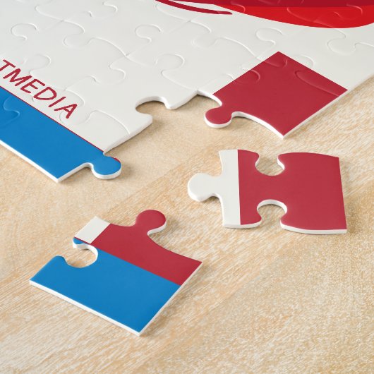 "Beautiful Fashion Woman with Coffee Cup" Pop Art Puzzle (Seite)