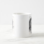 Beautiful FDR Portrait & "Fear Itself" Quote Kaffeetasse (Mittel)