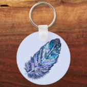 Beautiful Feather Schlüsselanhänger - Custom Color (Vorderseite)