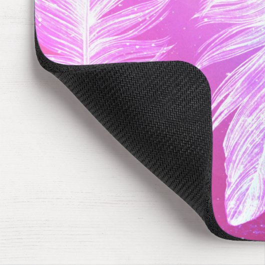 Beautiful Feathers in Space Mousepad (Ecke)