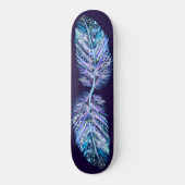 Beautiful Feathers Skateboard - Custom Colors (Vorderseite)