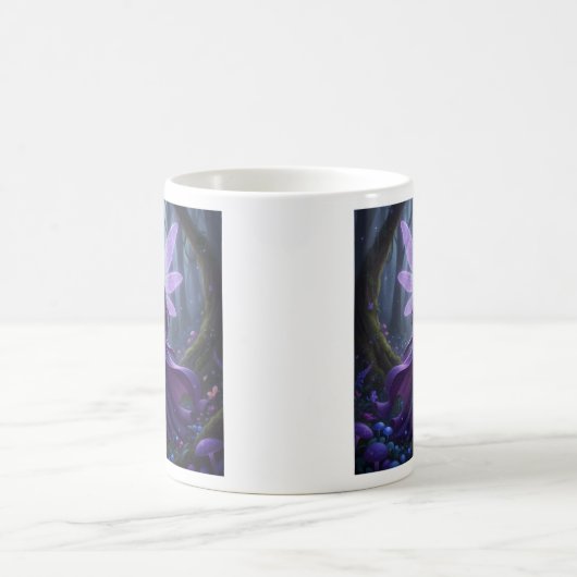 Beautiful February Amethyst Fairy Kaffeetasse (Mittel)