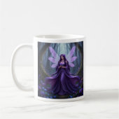 Beautiful February Amethyst Fairy Kaffeetasse (Links)