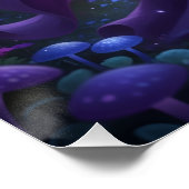 Beautiful February Amethyst Fairy Poster (Ecke)