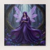 Beautiful February Amethyst Fairy Puzzle (Vertikal)