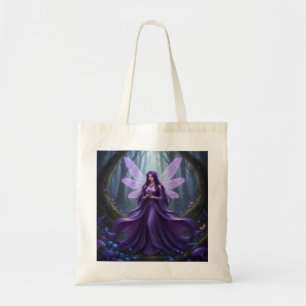 Beautiful February Amethyst Fairy Tragetasche